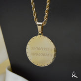 Medalla 10k encapsulada personalizada